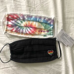 NWT tie-dye face masks